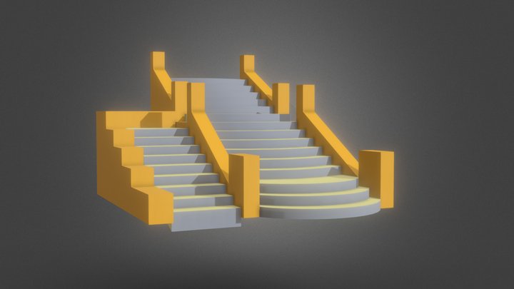 Maqueta escalera Laurenciana por Nicolás Isla 3D Model