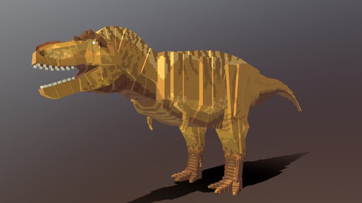 Blockbench / Tyrannosaurus rex 3D Model