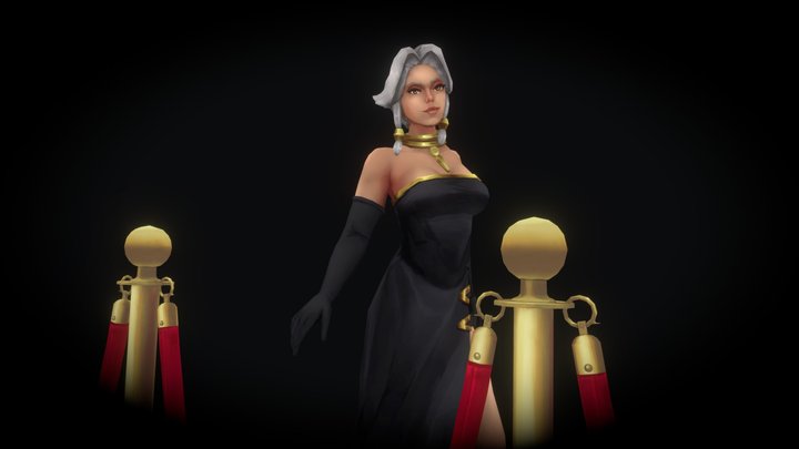 Hand Painted Character 3D Model