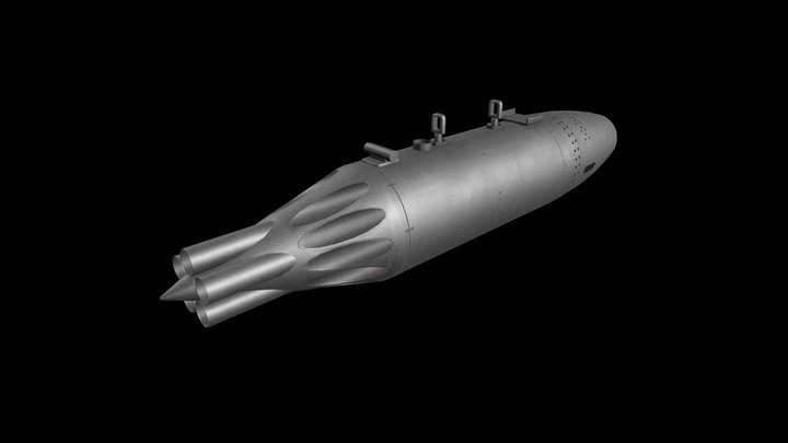 Rocket Launcher UB-16-57UM 3D Model