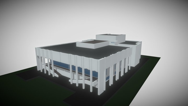 Perm Theatre 3D Model