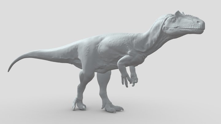 Allosaurus jimmadseni 3D Model