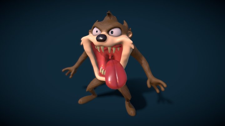 Tasmanian Devil 3D Model