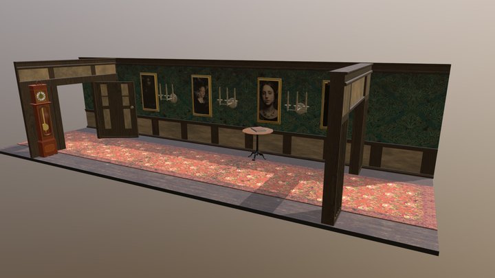 Vintage Diorama 3D Model