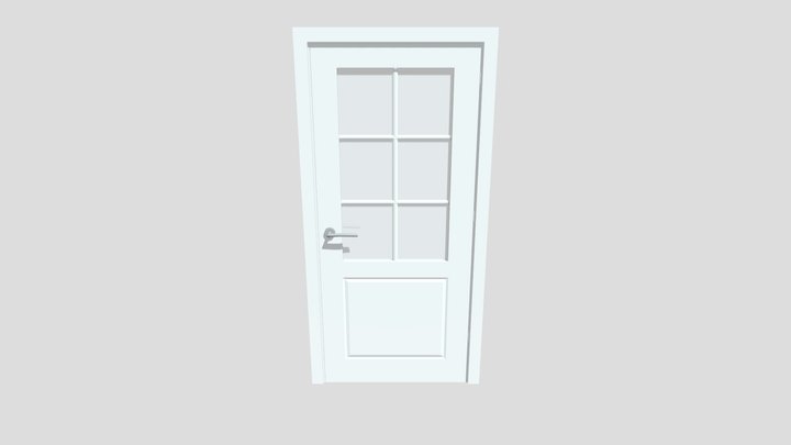 Glass door 372 – Free 3D Model STL