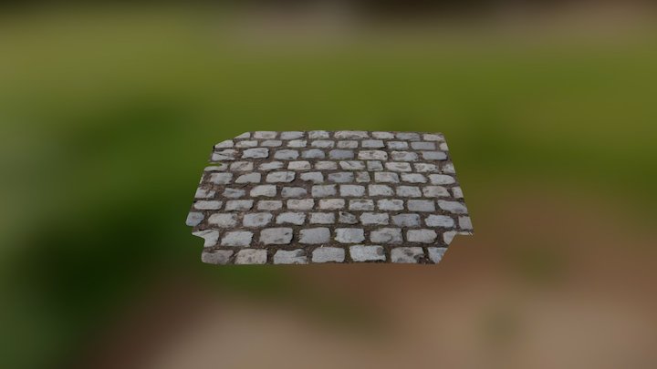 Stone Pathway 3D Model