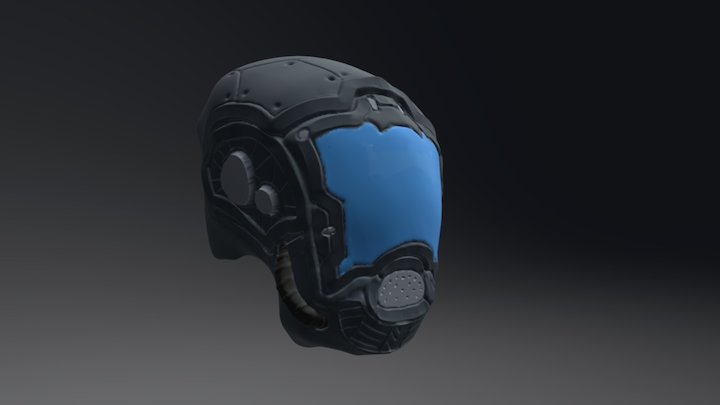 Quick Helmet Sketch 3D Model