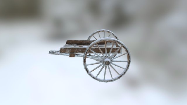 Wagon Western 3D Model