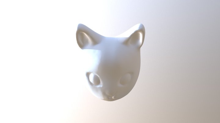 Neko-head 3D Model