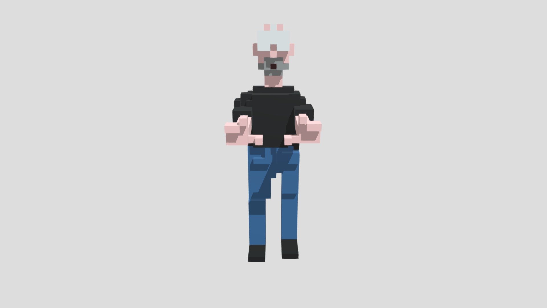 Middle aged man in VR