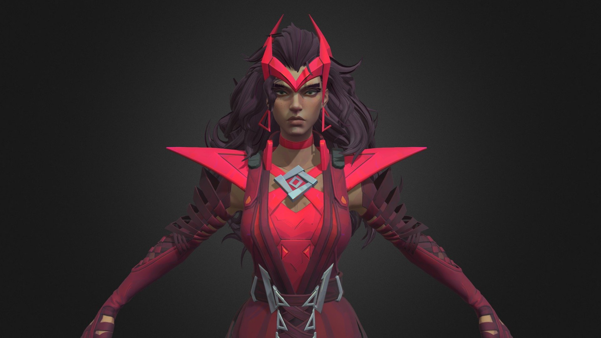 Scarlet Witch - Marvel Rivals - Download Free 3D model by YE YE (@YEEZY ...