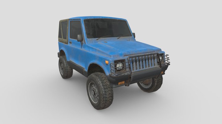 Compact SUV 3D Model
