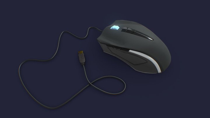 Gaming Mouse 3D Model