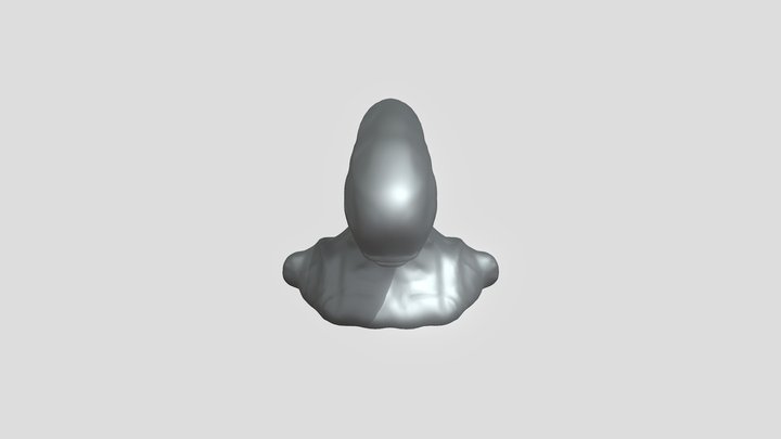 Humanoid realistic alien 3D Model
