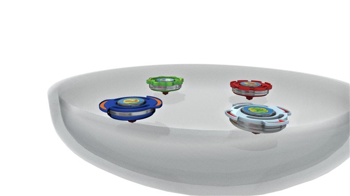 Beyblade Model and Animation