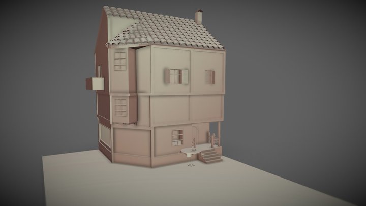 Medieval House 3D Model