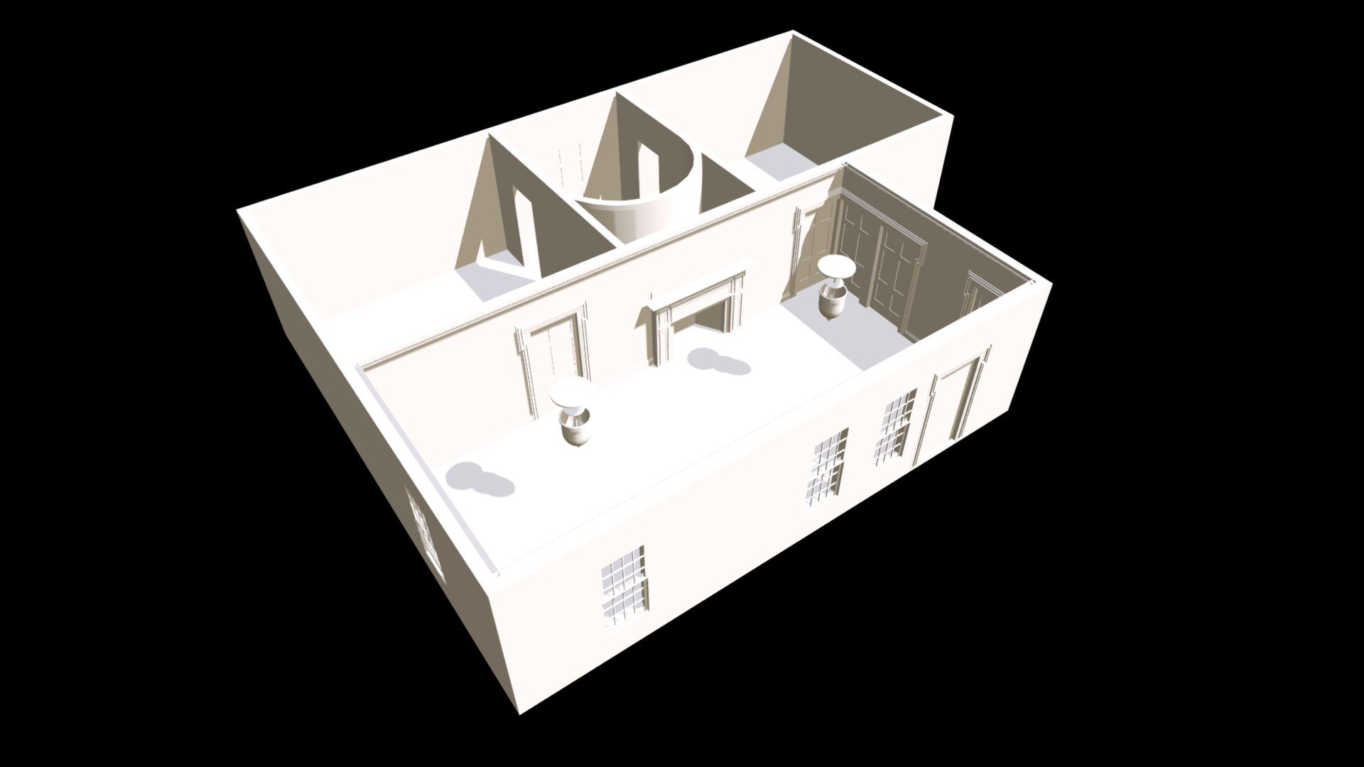 Granger House First Floor CAD Interior