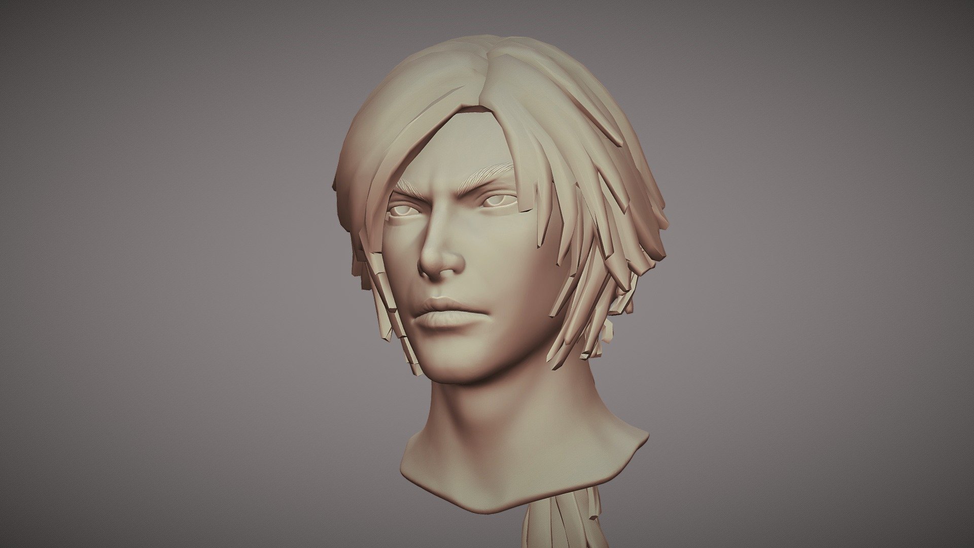 Male Head Sculpt 4 | 3D model