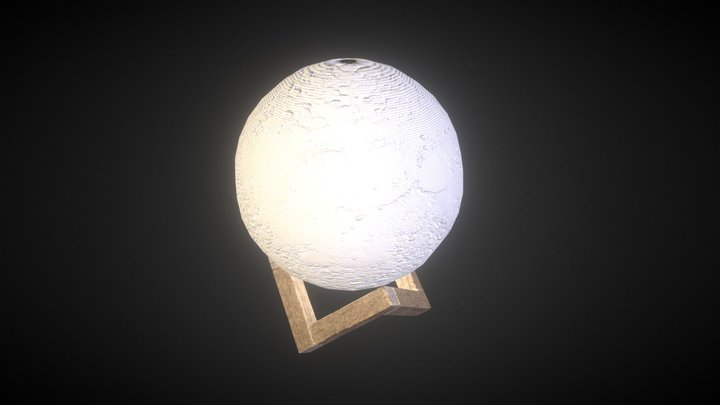 Moon Lamp 3D Model