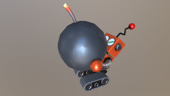 Toy Bomb 3D Model
