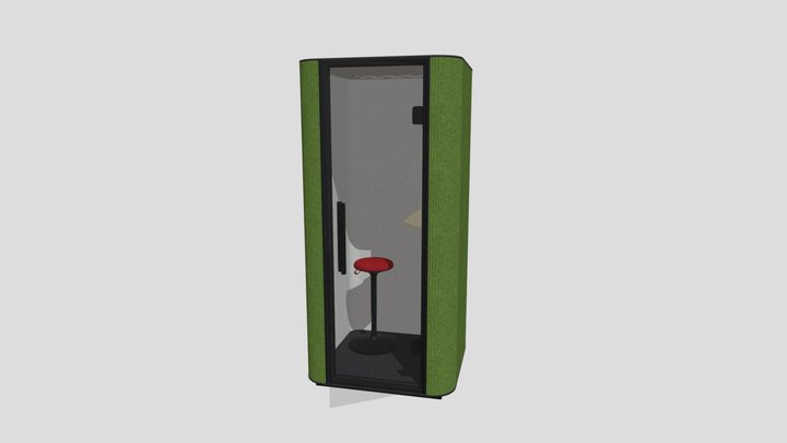 tono_BOX_1.0 phone booth 3D Model