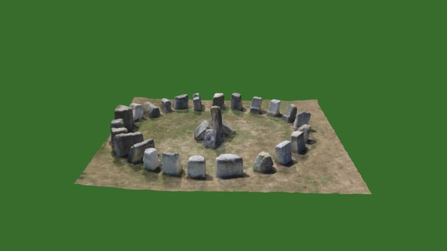 Reconstrucción de megalitos 3D Model
