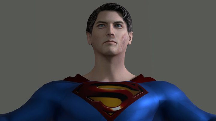 Superman Returns (Brandon Routh) 3D Model
