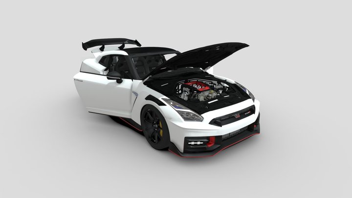 Nissan R35 GTR Nismo 2024 3D Model