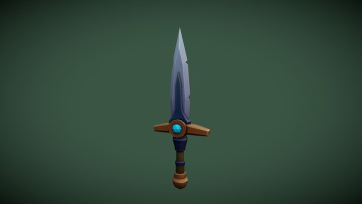 1 Day Challenge - Low Poly Sword 3D Model