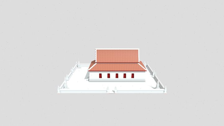 TH_SKM_AMP_Wat-Amphawan_Viharn-Buddha-Footprint 3D Model