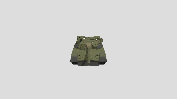 My New T-80U model 3D Model