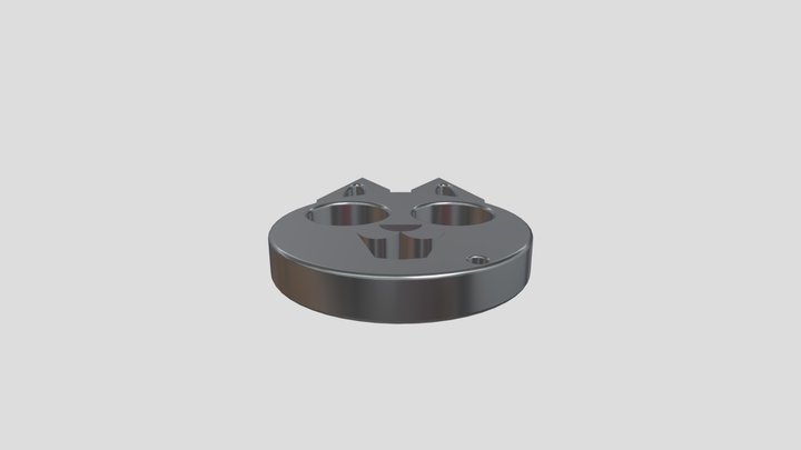 Conejo v6 llavero 3D Model