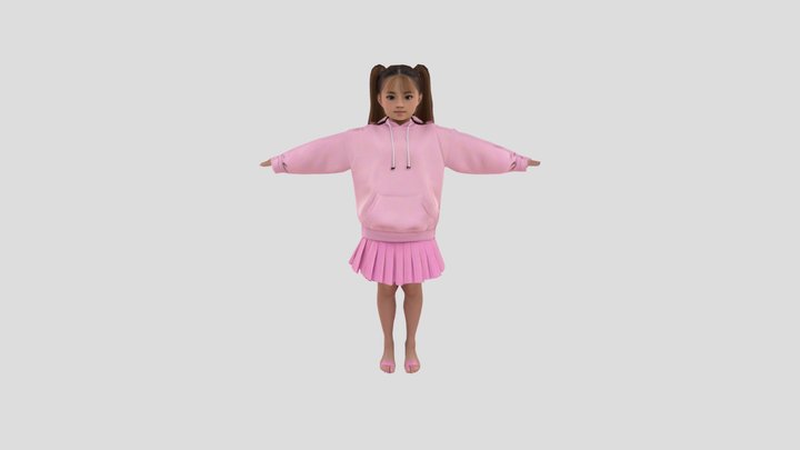 girl model 3d 3D Model