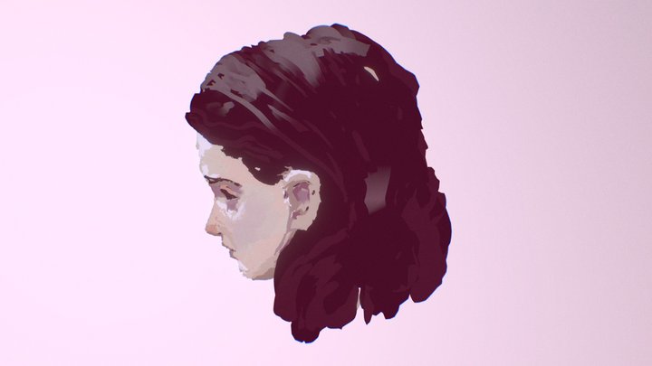 First portrait attempt in Quill VR 3D Model