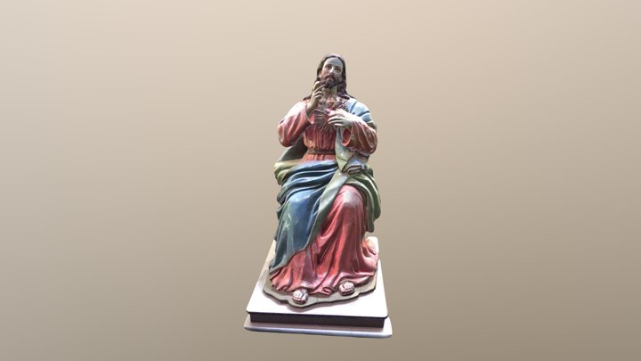 Jesús Catedral Vieja Cuenca Ecuador 3D Model