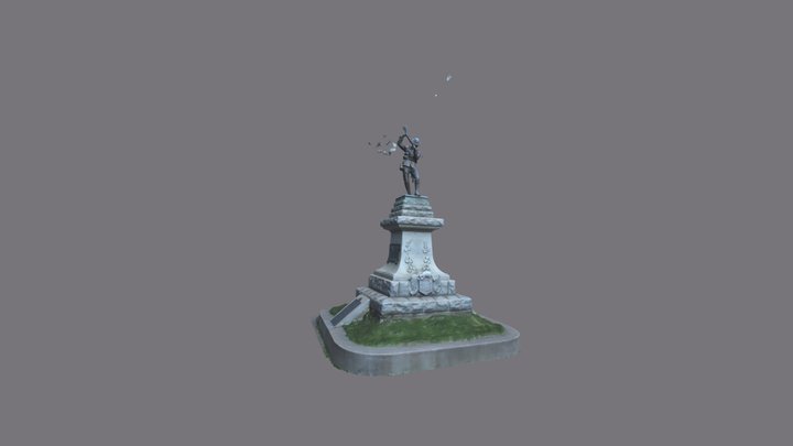 Le Monument des brave 3D Model