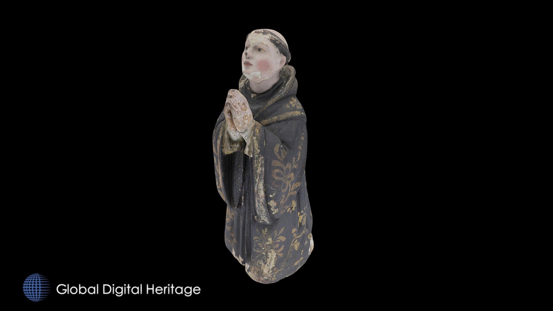 Praying benedictine saint (Montemor-o-Novo)