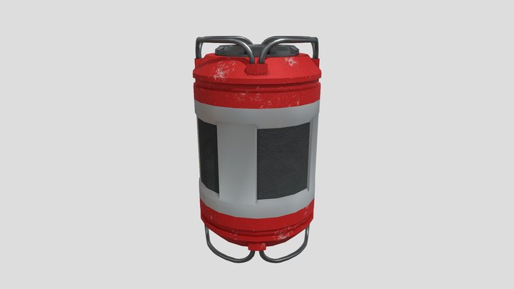 Compulsory2 Canister Texture PK 3D Model