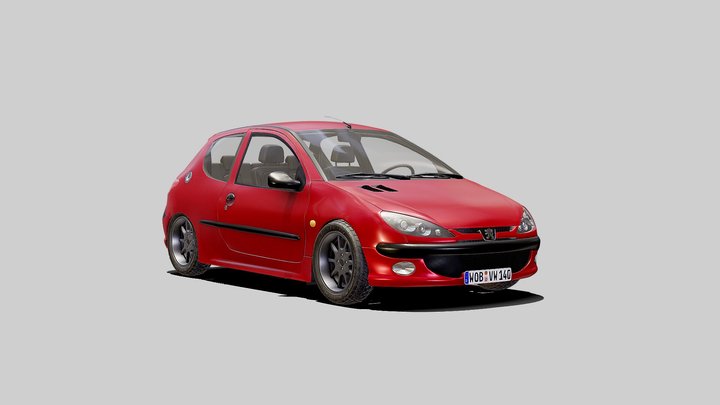 Peugeot-207 3D models - Sketchfab