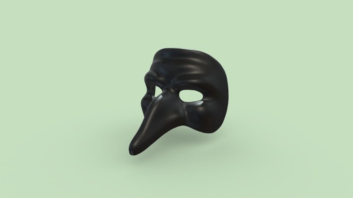 Venetian Mask 3D Model