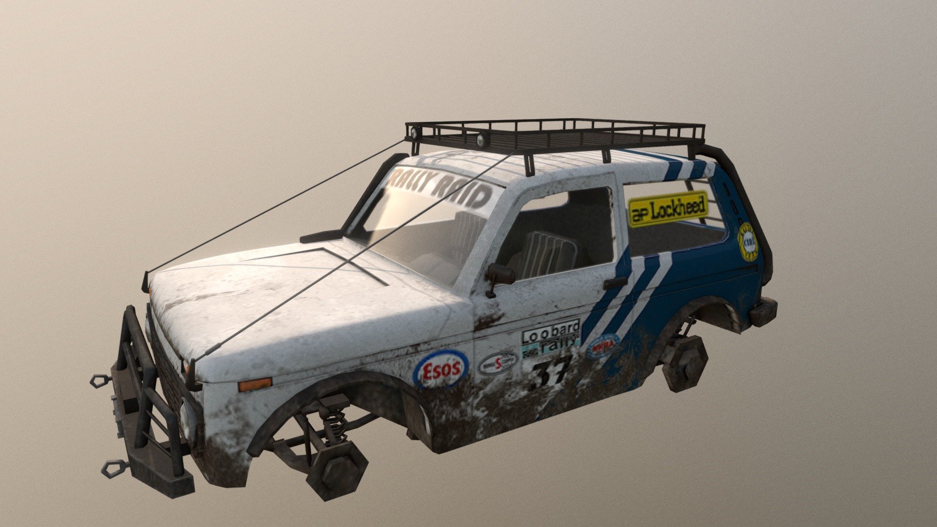 Niva 2121 Rally - Sketchfab embed 3D viewer. 