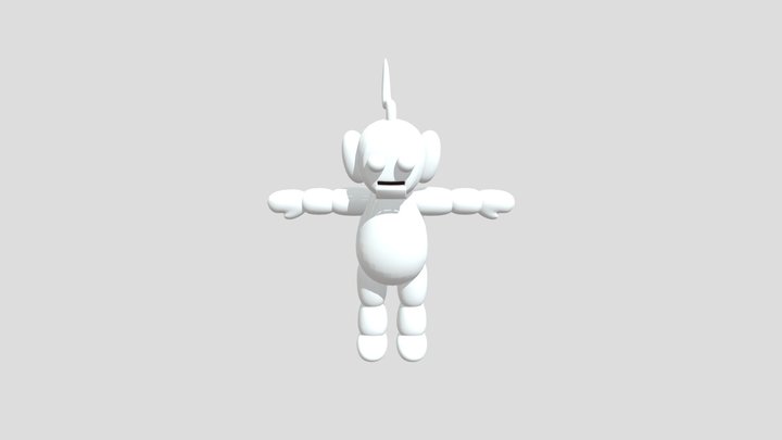 Fixed Beta Laa Laa 3D Model