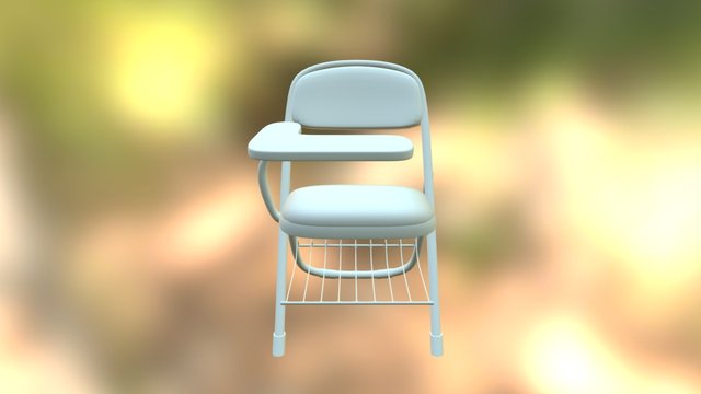 College Chair 3D Model