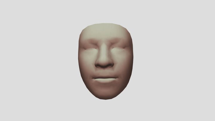 Human face 3D Model