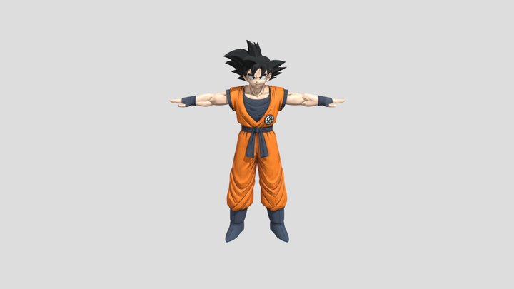Goku 3D Model