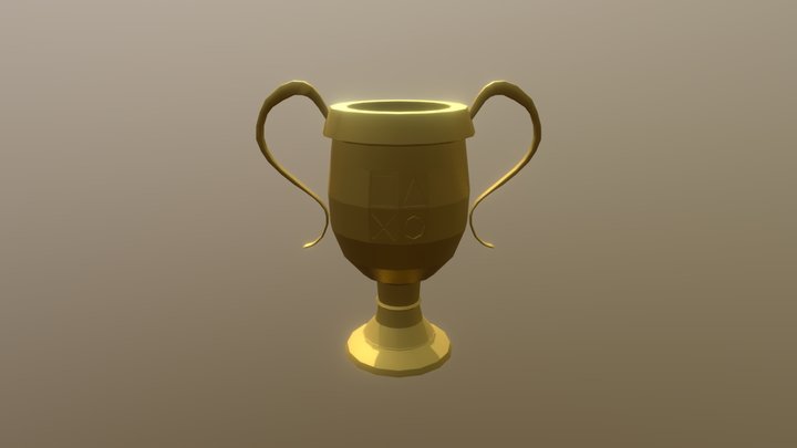Troféu Play Station 3D Model