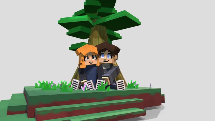 Destiny and Maddie 3D Model