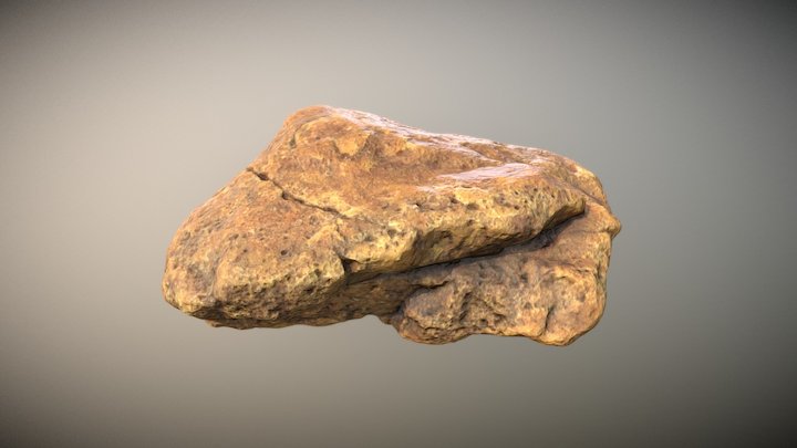 Granite stone brown 02 – Modello 3D gratuito STL