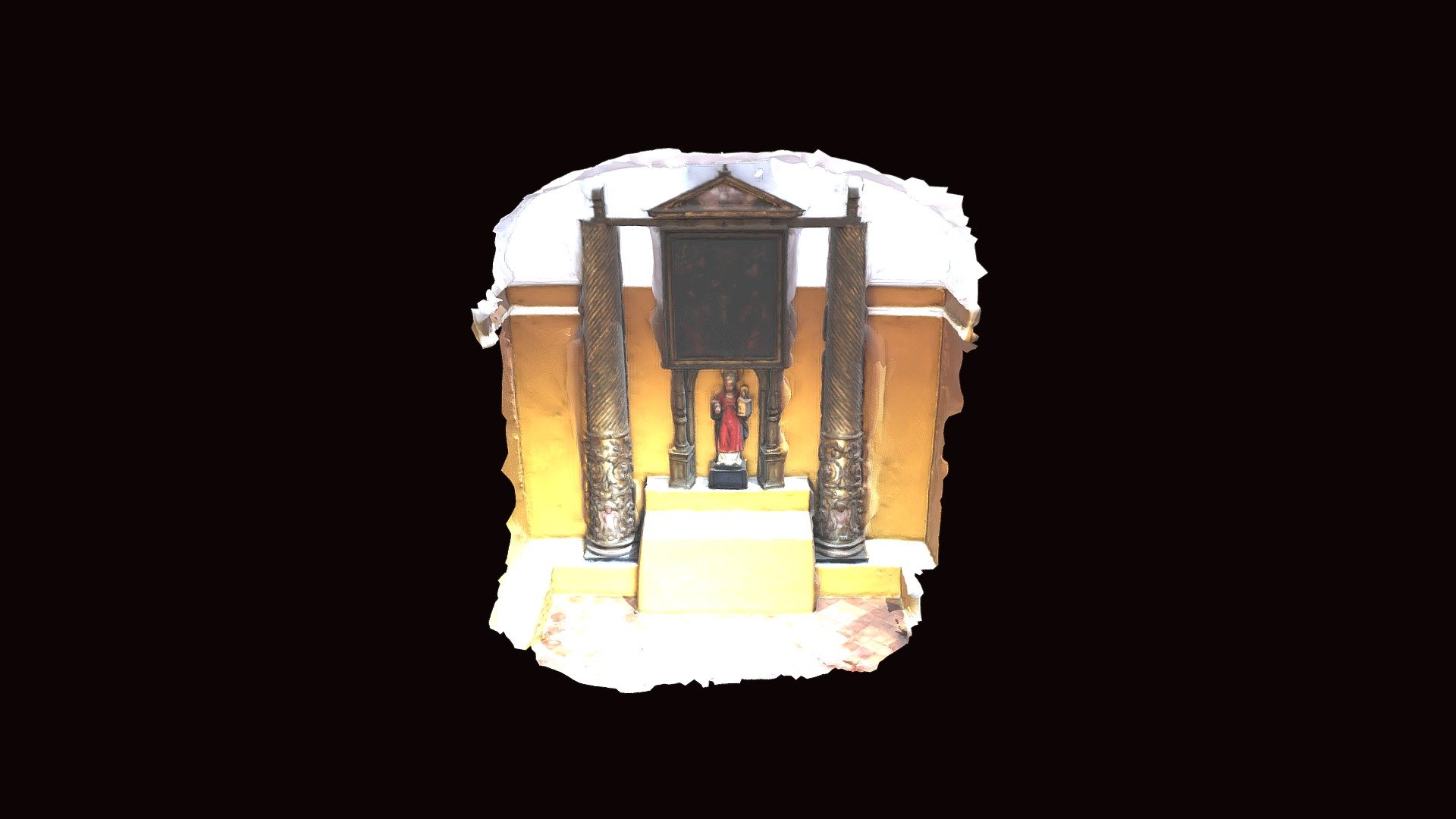 RETABLO SAN GREGORIO - 3D model by custodiarte [585b606] - Sketchfab