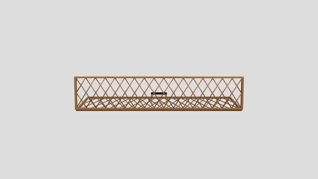Navy Brass Sofa End Side Table